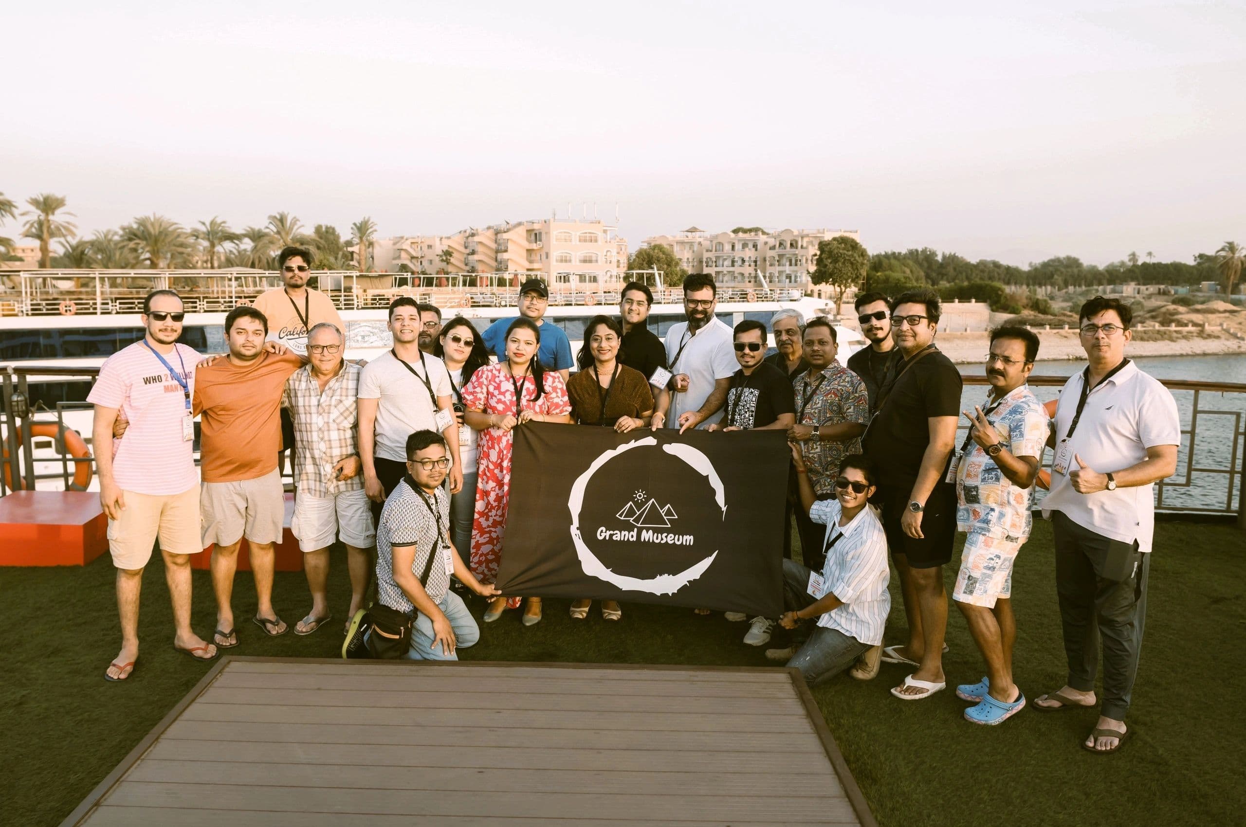 The Grand Museum Tours team in Egypt